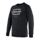 Dainese Paddock Sweat Shirt White on Black