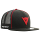 Dainese 9Fifty Trucker Snapback Cap Red on Black